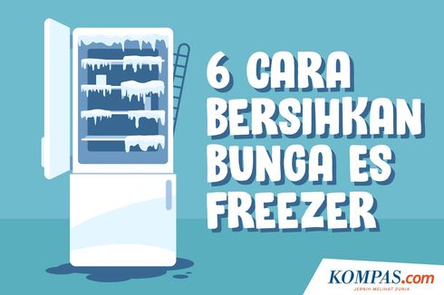 INFOGRAFIK: 6 Cara Cepat Bersihkan Bunga Es Freezer