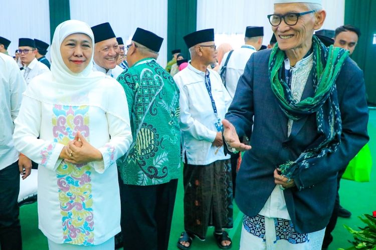 Khofifah Optimistis NU Kian Kuat di Bawah Miftachul Akhyar dan Gus Kikin