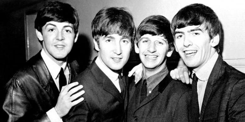 The Beatles (dari kiri ke kanan) Paul McCartney, John Lennon, Ringo Starr, dan George Harrison.