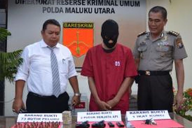 Pelaku pencurian 2 pucuk senjata api di Lapas Klas IIB Soasio Kota Tidore Kepulauan, Maluku Utara