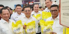 Tinjau Penyaluran Beras SPHP di Serang, Mendagri Apresiasi Langkah Bulog dan Bapanas Menstabilkan Harga Beras