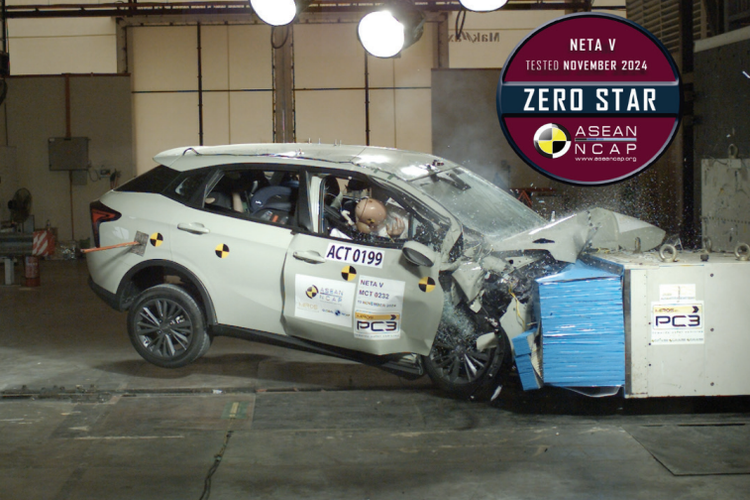 Hasil tes tabrak ASEAN NCAP Neta V