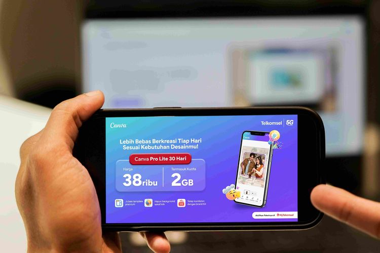 Telkomsel Rilis Paket Canva Pro Lite, Harga Mulai Rp 8.000 Sudah Dapat Kuota Internet