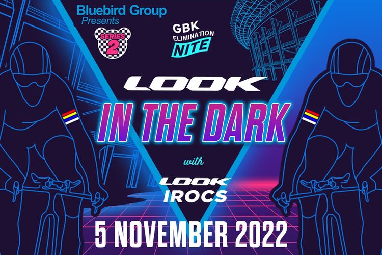 Poster Indonesian Road Bike Championship (IRocs) 2022 yang akan dihelat  pada 5 November 2022 di Gedung Parkir Timur Senayan Gelora Bung Karno (GBK), Jakarta.