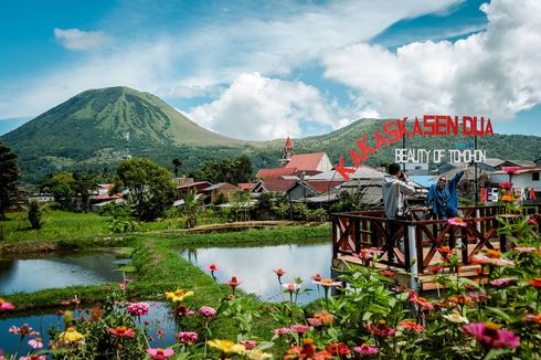Desa Wisata Kakaskasen Dua di Tomohon, Diapit 2 Gunung Berapi Aktif