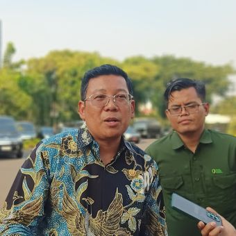 Plt Menteri Pertanian (Mentan) Arief Prasetyo di Kompleks Istana Kepresidenan, Jakarta, Senin (9/10/2023).