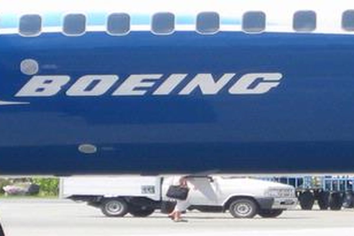 Logo Boeing (ilustrasi).