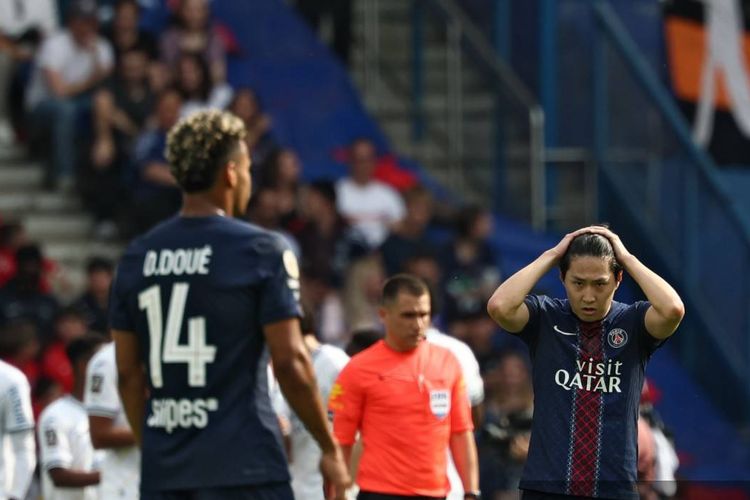 PSG Ditahan Lorient Usai Festival 9 Gol Lawan Bayern 