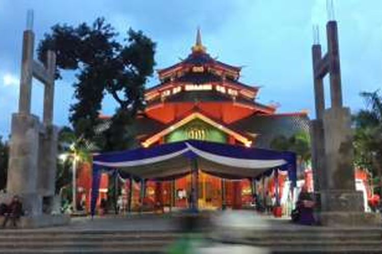 Masjid Cheng Ho di Pandaan, Pasuruan, Jawa Timur.