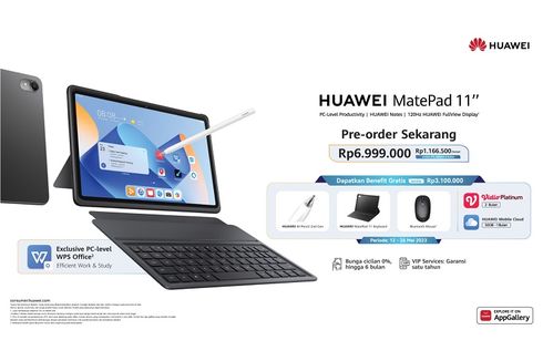Huawei Luncurkan HUAWEI MatePad 11 2023, Tablet dengan Pengalaman Serupa PC yang Cocok untuk Karyawan dan Pelajar