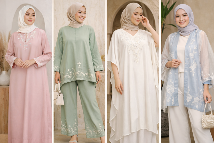 Tren Baju Lebaran 2026 Terbaru: Embroidery Jadi Favorit, Ini Modelnya