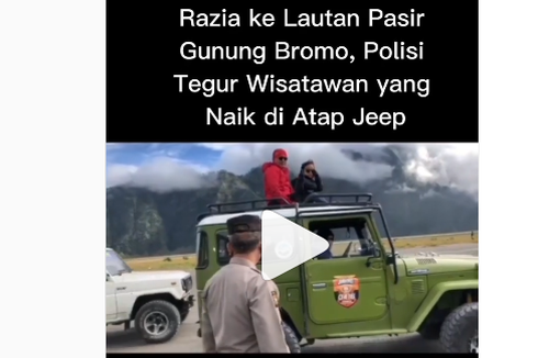 Video Viral Razia di Kawasan Wisata Bromo, Ini Kata Pengelola