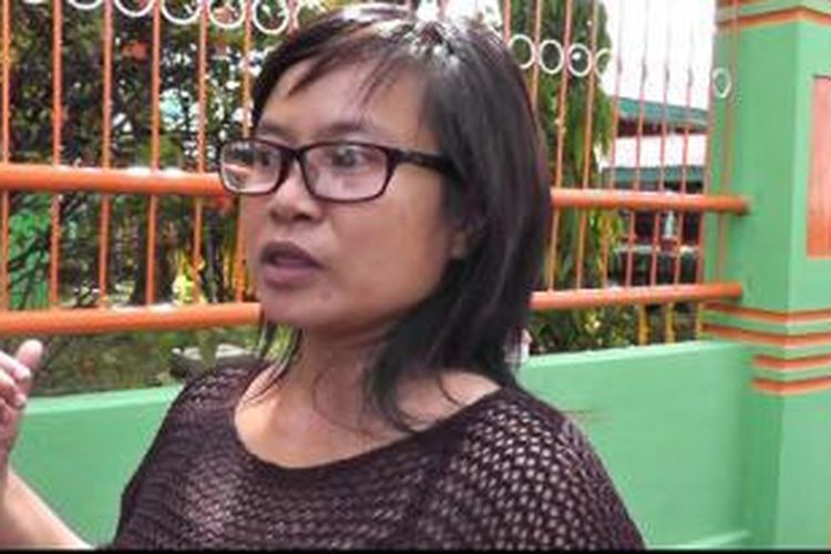 Ani Nur, orang tua salah satu siswa yang mengadukan dugaan pungli guru di SMPN 3 Kota Parepare, Sulawesi Selatan