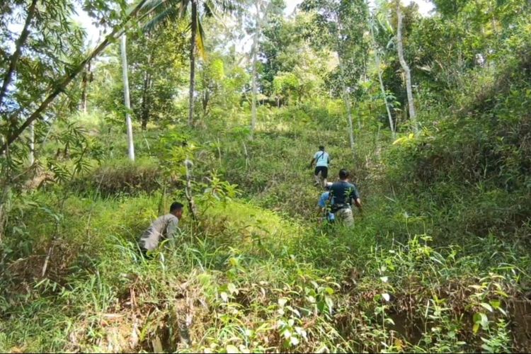 Warga Bantu Polisi Sisir Hutan, Buru Pelaku Pembunuhan di Pacitan