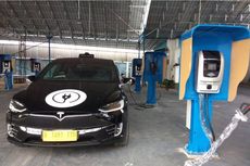 Ada Taksi Tesla di Bandara Soekarno-Hatta
