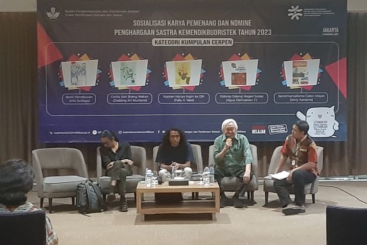 Badan Bahasa menggelar kegiatan Sosialisasi Karya Pemenang dan Nomine Penghargaan Sastra Kemendikbud Ristek Tahun 2023 pada November 2023 di Jakarta.
