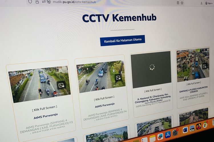 6 Link CCTV Online buat Cek Lalu Lintas Mudik Lebaran 2026