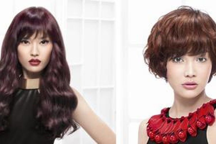 Korean City Style-Hair Texture Collection 2012: Gangnam Style, kiri, untuk penampilan glamor dan Hongdae Style, kanan, untuk gaya K-POP.