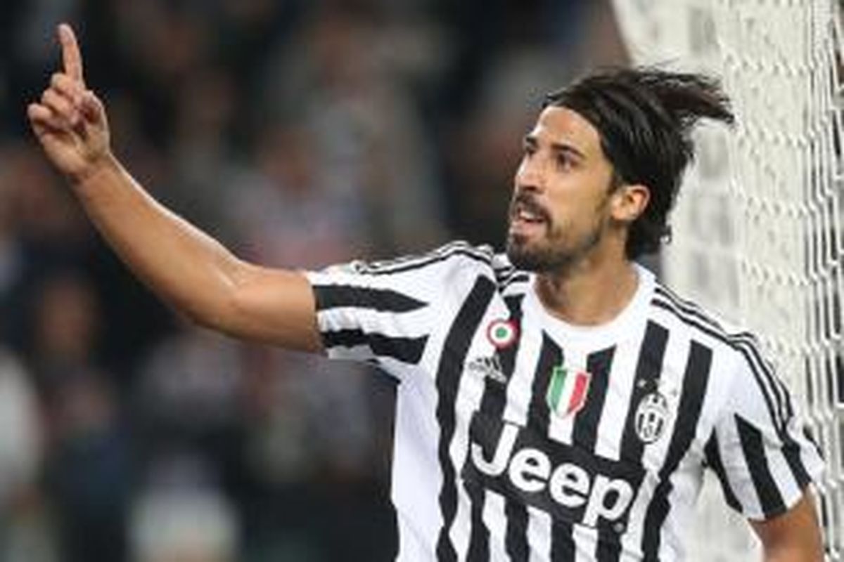 Gelandang Juventus, Sami Khedira.