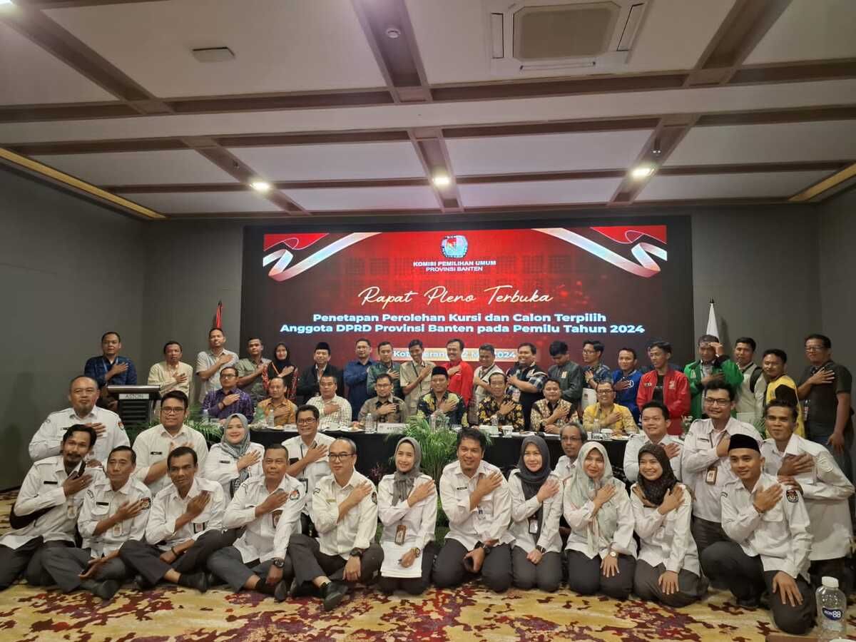 Daftar 100 Caleg DPRD Banten Terpilih Hasil Pemilu 2024