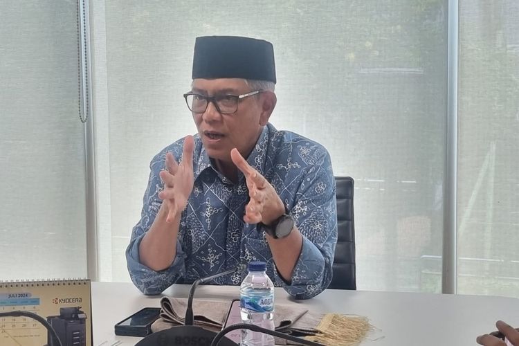 Ketua Satgas Pelaksanaan Pembangunan IKN Kementerian PUPR Danis Sumadilaga saat ditemui di kantornya, Jakarta, Jumat (14/6/2024).
