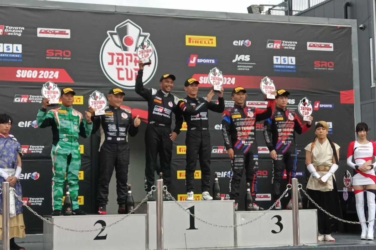 Tim Toyota Gazoo Racing Indonesia berhasil menang Race 2 Japan Cup Round 1 di Sportsland Sugo 