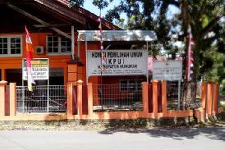 Kantor KPUD Kabupaten Nunukan, Kalimantan Utara.