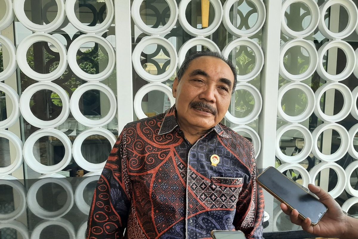 Ketua Lembaga Perlindungan Saksi dan Korban (LPSK) Hasto Atmojo Suroyo saat menemui wartawan disela-sela acara di Hotel Royal Ambarrukmo, Sleman Rabu (14/06/2023).