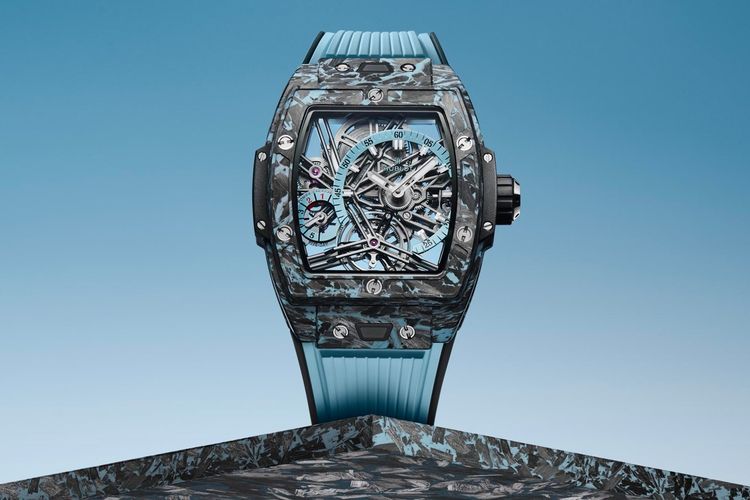 Hublot Spirit of Big Bang Tourbillon Carbon Sky Blue