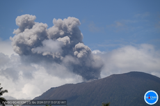 Gunung Ibu di Halmahera Kembali Meletus, Lontarkan Abu Vulkanik Setinggi 1 Kilometer