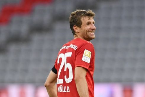 Dortmund Vs Bayern, Thomas Mueller Ingin Akhiri Laga dengan Senyuman