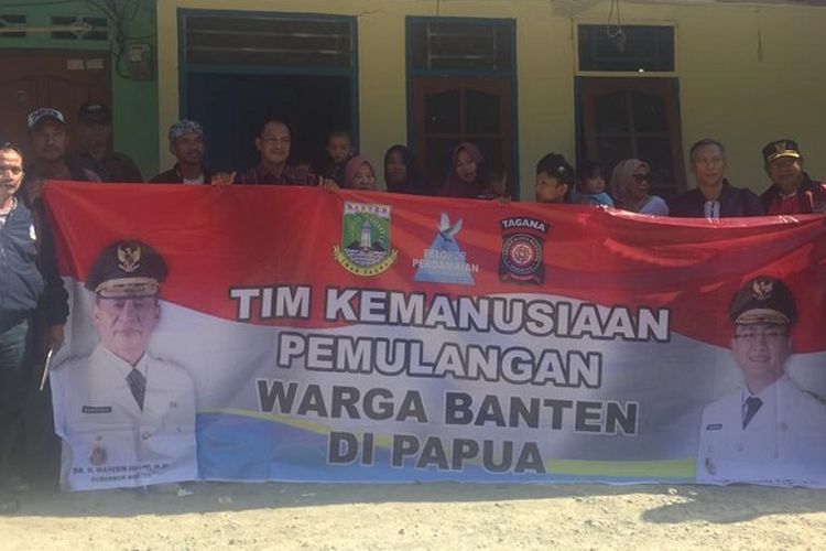 Tim Kemanusiaan Pemerintah Provinsi Banten di Jayapura
