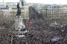 Aksi Mengutuk Terorisme di Perancis Lebih Besar daripada Perayaan Juara Piala Dunia '98
