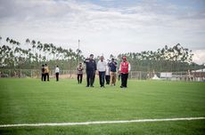 Jokowi dan Para Menteri Tinjau Training Center PSSI di IKN, ADHI Pastikan Fasilitas Dibangun Sesuai Standar Internasional