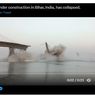 Detik-detik Runtuhnya Jembatan yang Sedang Dibangun di India