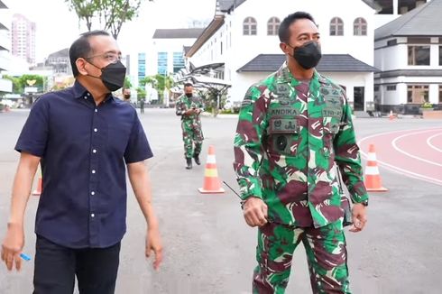 Mensesneg Temui KSAD Andika Perkasa Jelang Pergantian Panglima TNI, Ada Apa? 