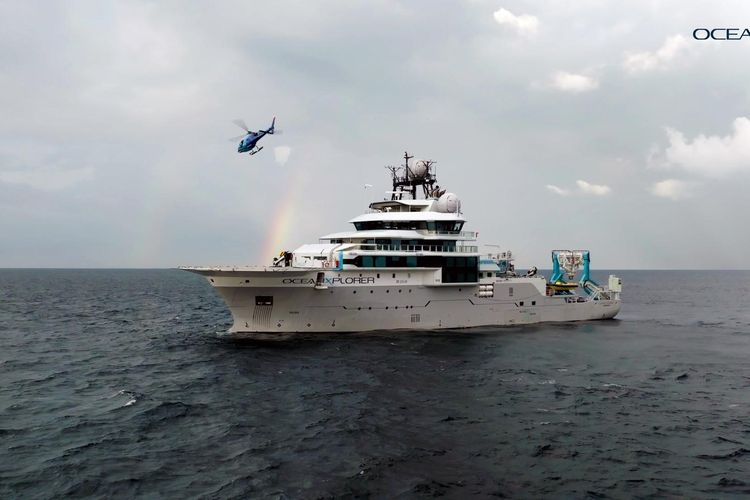 Potret OceanXplorer, kapal eksplorasi laut canggih milik Organisasi nirlaba eksplorasi laut global, OceanX.