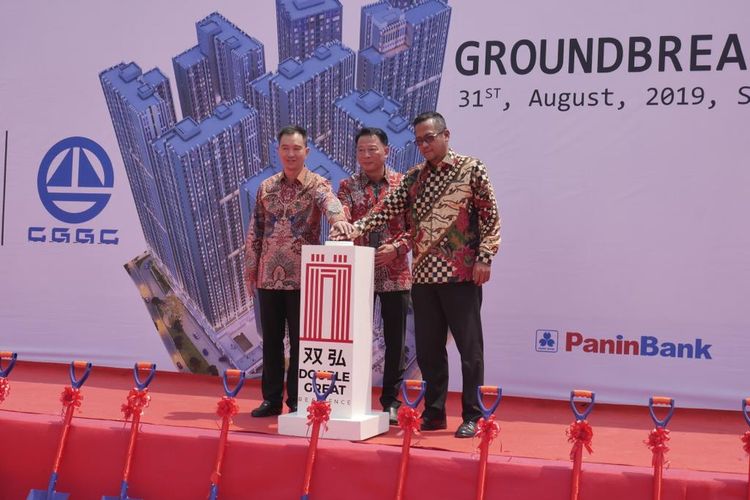 Apartemen Double Great Residence dimulai pembangunannya pada Sabtu (31/8/2019).