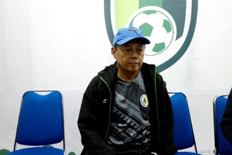 Pelatih PSS Sleman Heri Kiswanto 