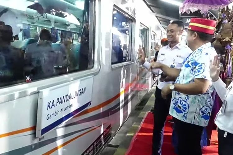 Kereta api pandalungan relasi Jember Jakarta resmi beroperasi sejak 1 Juni 2023