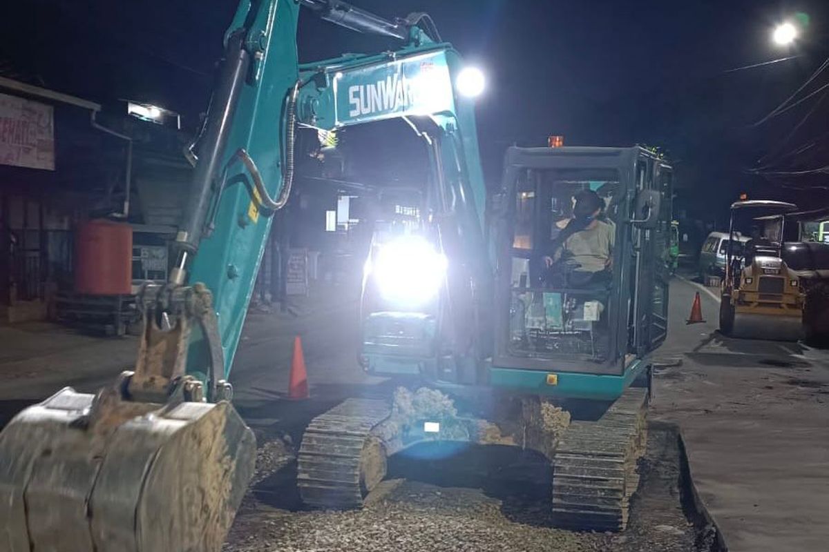 Pertagas memperbaiki sejumlah fasilitas umum yang terdampak Proyek Pipa Gas Senipah?Balikpapan.