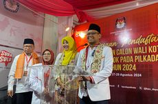 Imam Budi Hartono-Ririn Farabi Arafiq Resmi Daftar Pilkada Depok 2024