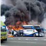 Bus yang Terbakar di Tol Wiyoto Wiyono Bukan Milik PO Haryanto