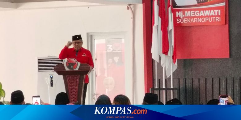Berpantun, Hasto Ajak Kader PDI-P Banten Menangkan Ganjar di Pilpres 2024