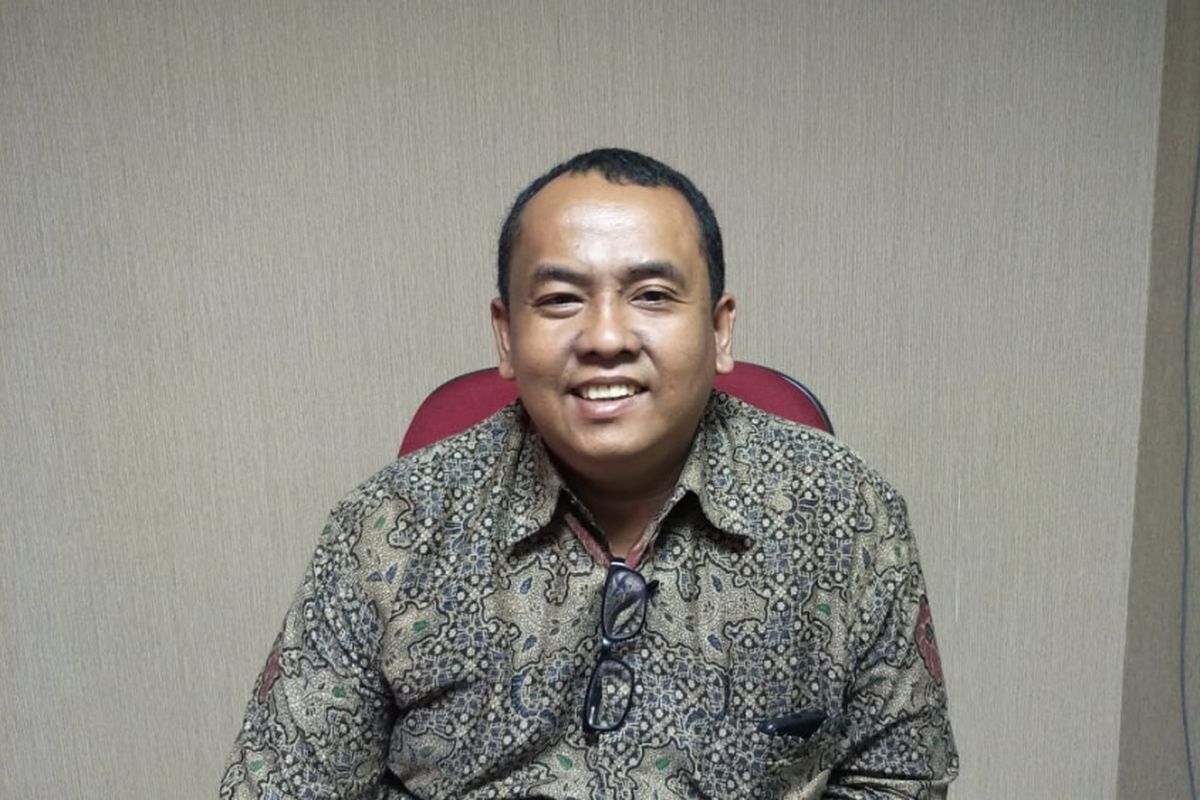 Kepala Ombudsman RI Perwakilan Jakarta Raya Teguh P Nugroho di kantor Ombudsman RI, Jalan HR Rasuna Said, Jakarta Selatan, Kamis (2/8/2018).