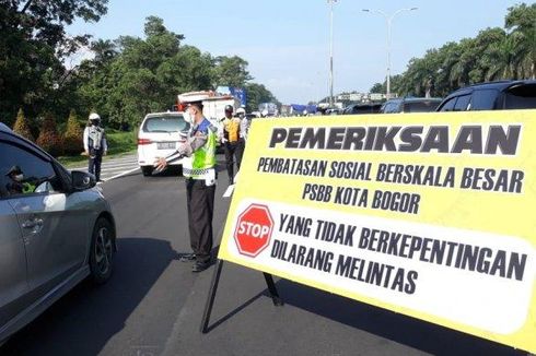 PSBB Bogor, Jasa Marga Awasi Pengguna Jalan dari Gerbang Tol