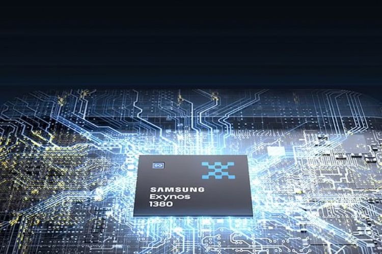 Ilustrasi chipset Exynos 1380.