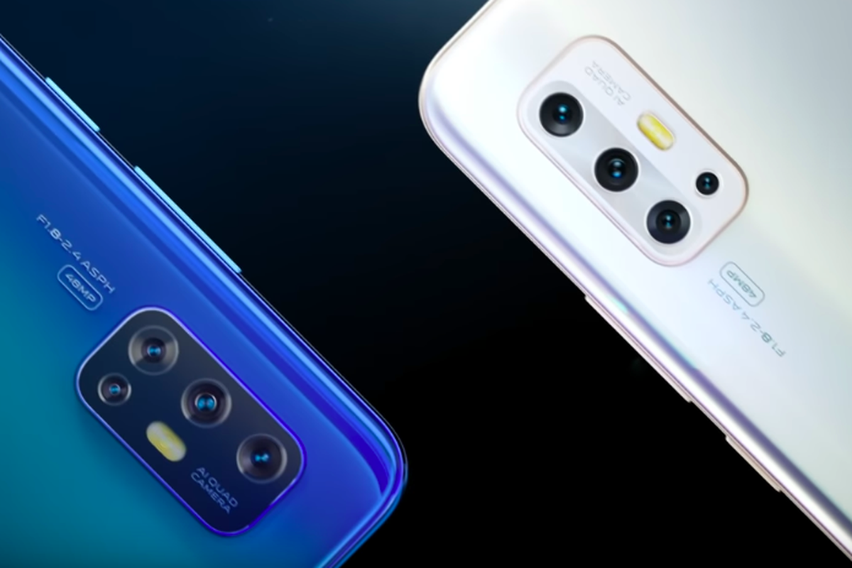 Kamera utama Vivo V19 terdiri dari empat lensa.