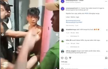 Video pemuda diduga Klitih tertangkap di Kampung Badran, Kota  Yogyakarta