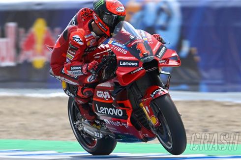 Hasil Balap MotoGP Spanyol 2023, Bagnaia Menggila Juara di Jerez